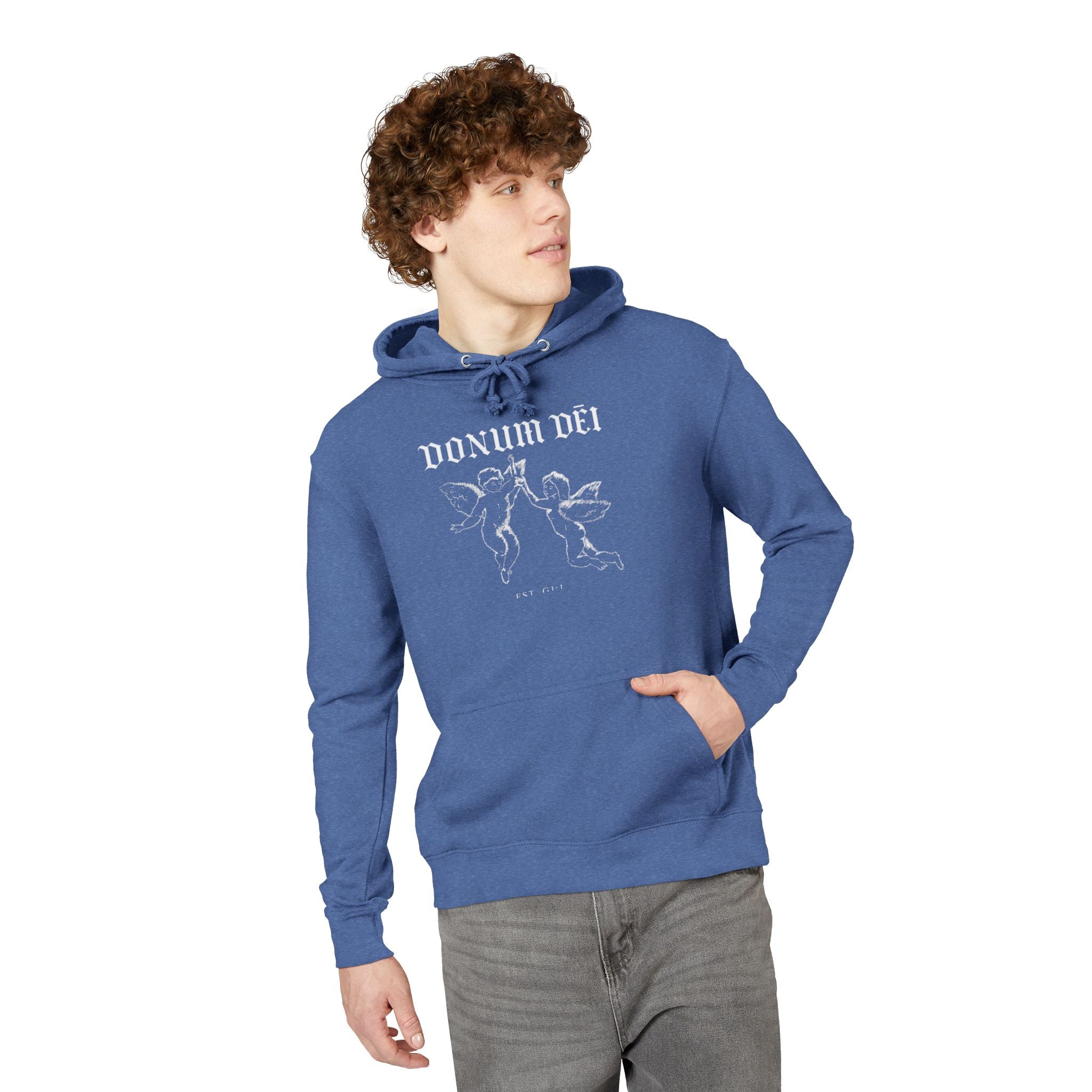 Hoodie — Donum Dei Angel Graphic French Terry Hoodie