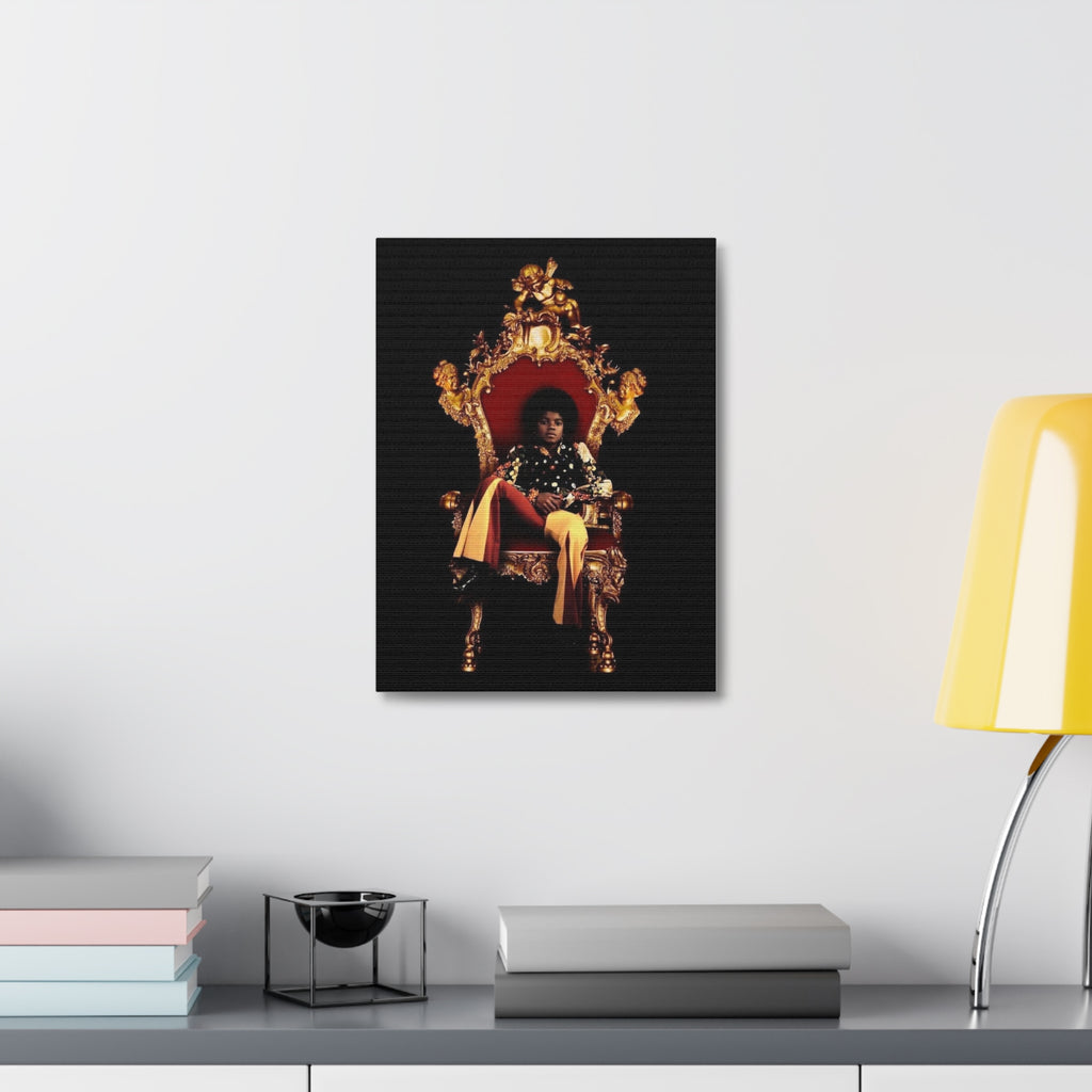 Regal Throne Portrait Stretched Canvas
