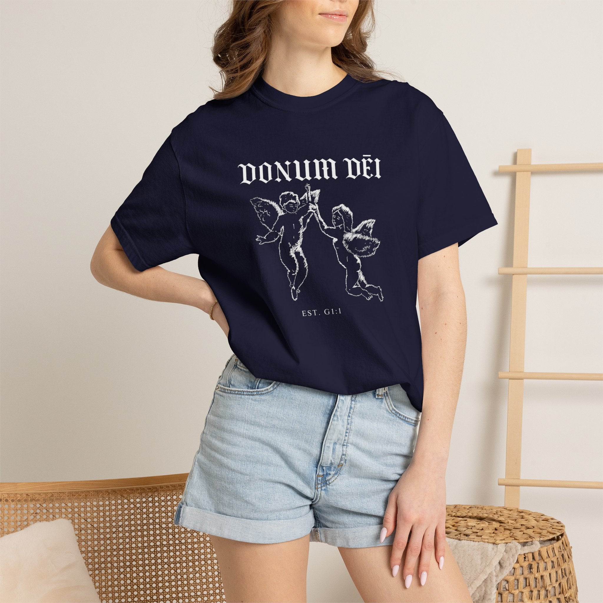 Donum Dei Summer T-Shirt — Religious Latin Faith Tee