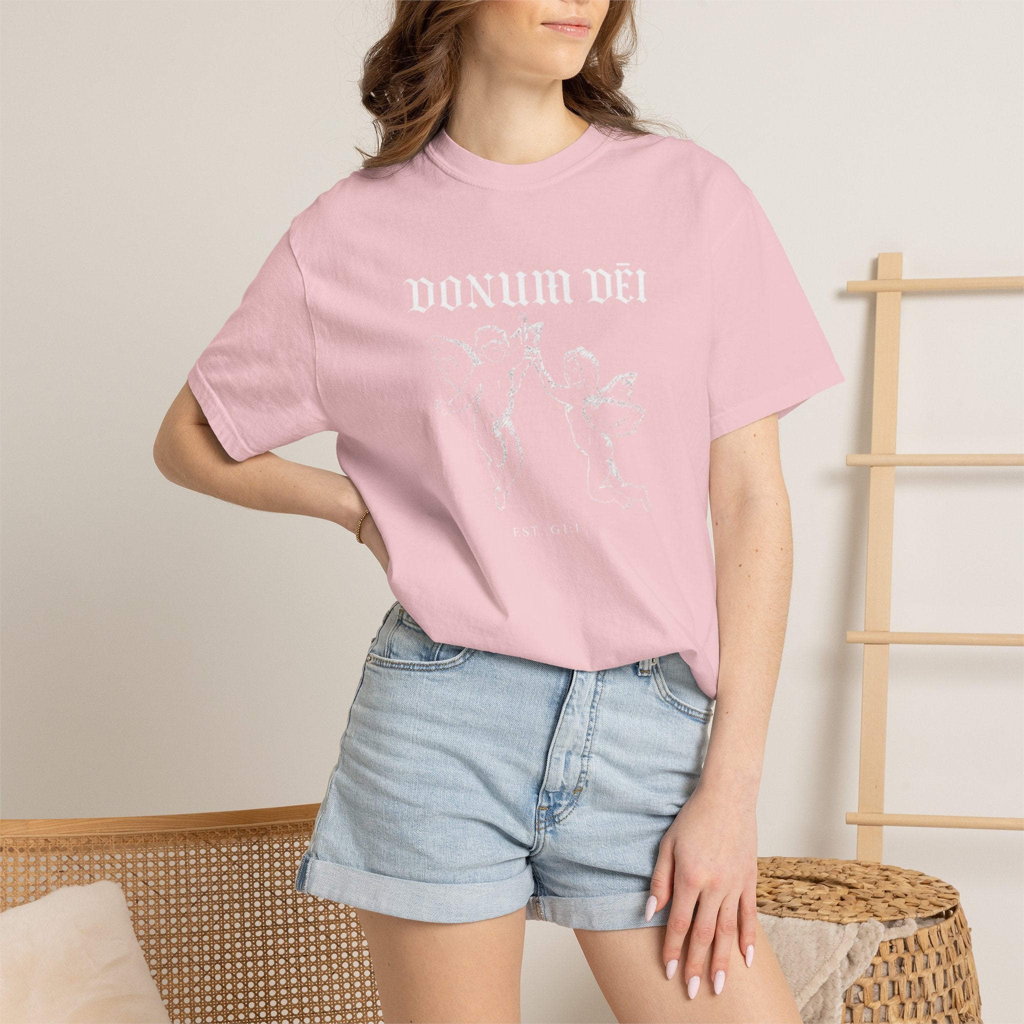 Donum Dei Summer T-Shirt — Religious Latin Faith Tee