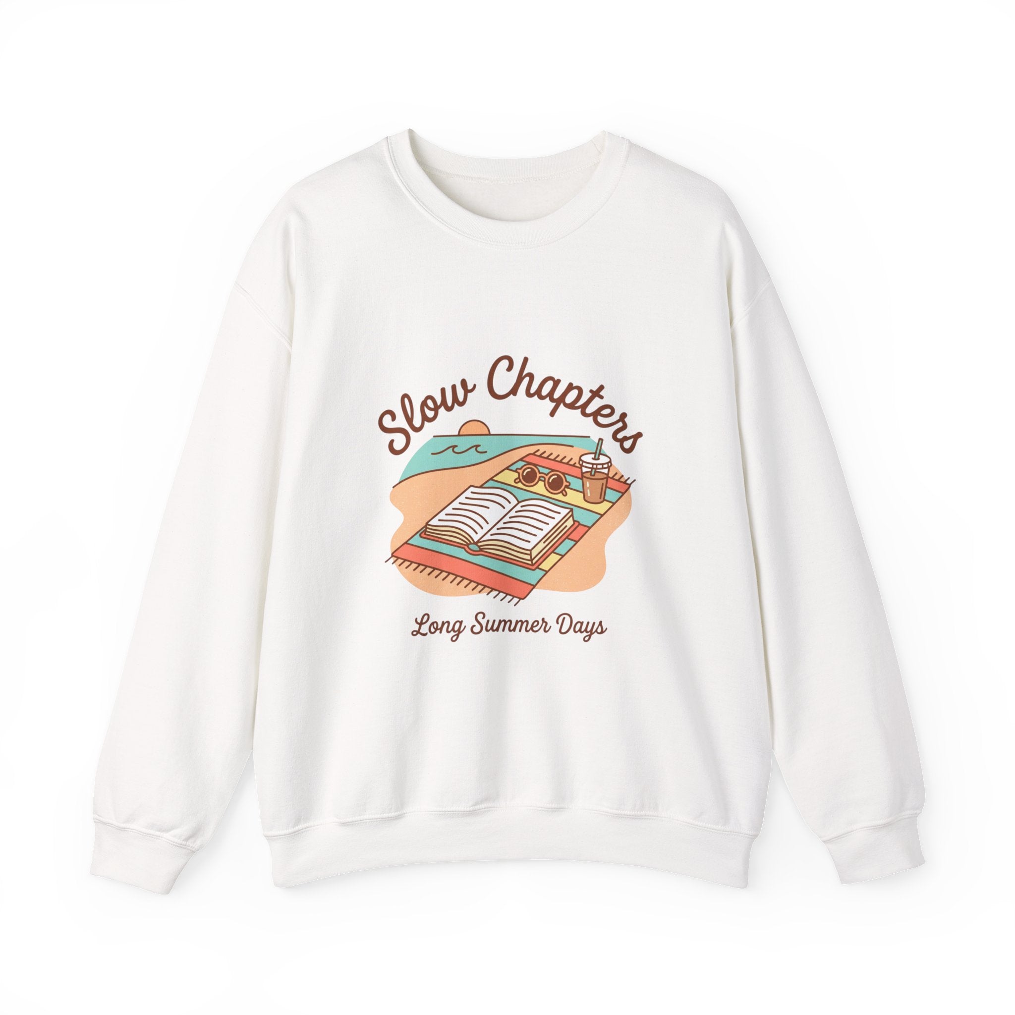 Slow Chapters Sweatshirt | summer aesthetic, pastel coastal vibes
