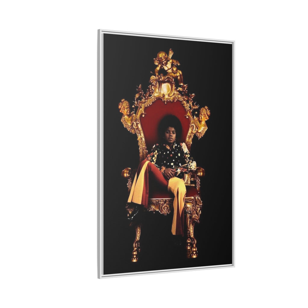 Pop Star Tribute Canvas Art — Matte Framed Wall Decor