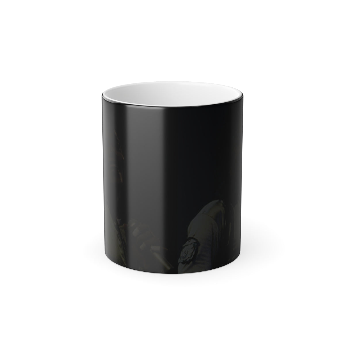 Color-Changing 11oz Memoir Photo Mug — Vintage PoP) King Stage Design