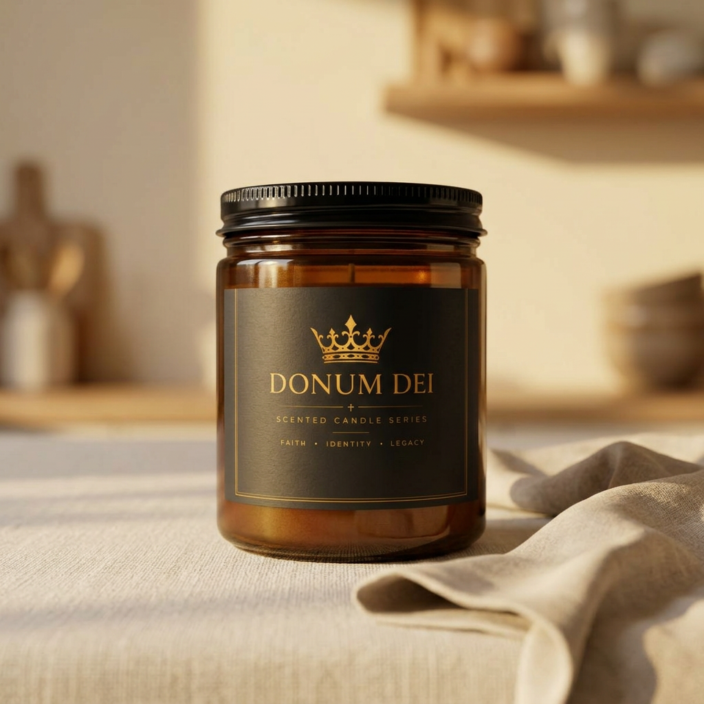 Luxury Donum Dei Candle Gift Set with Matches & Wick Trimmer