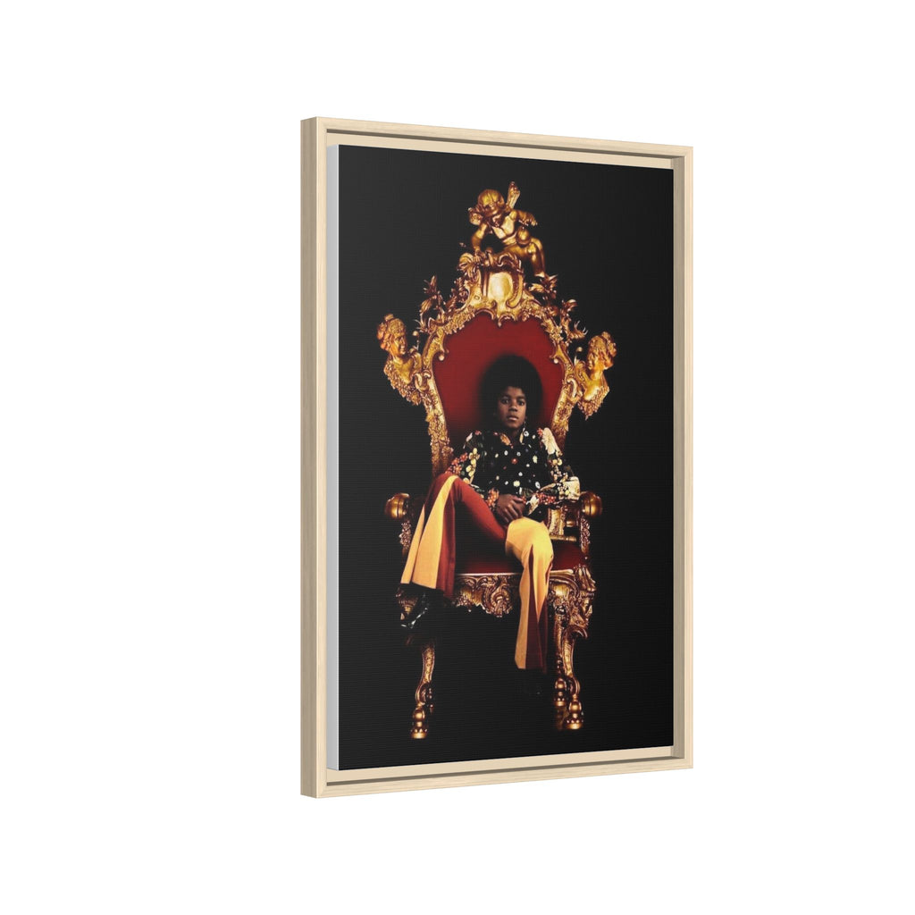 Pop Star Tribute Canvas Art — Matte Framed Wall Decor