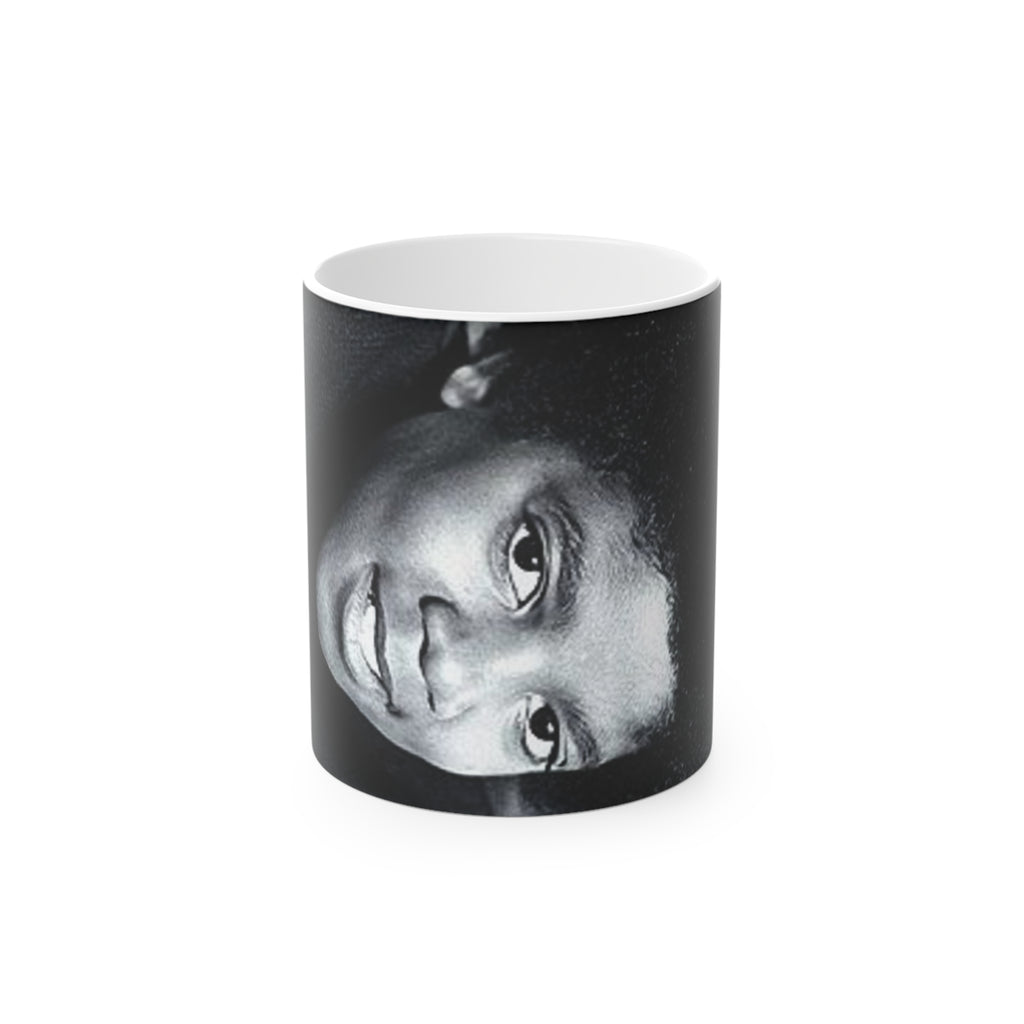Magic Mug — Black & White Portrait Ceramic Coffee Mug