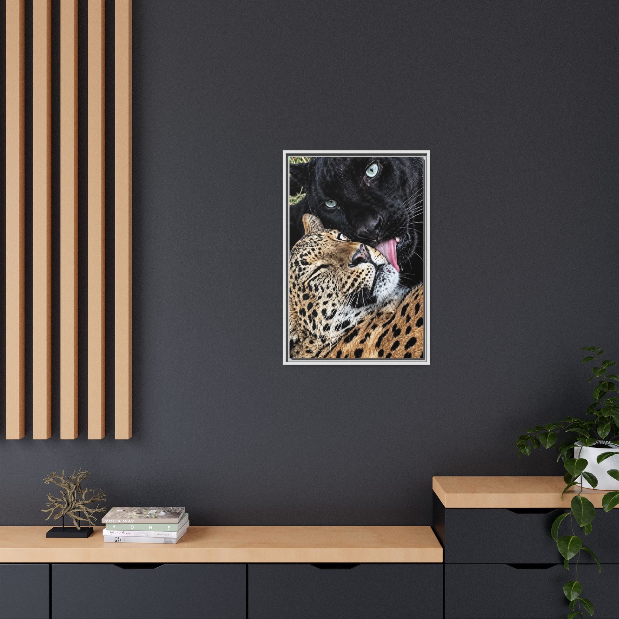 Matte Canvas, Framed (Multi-color)