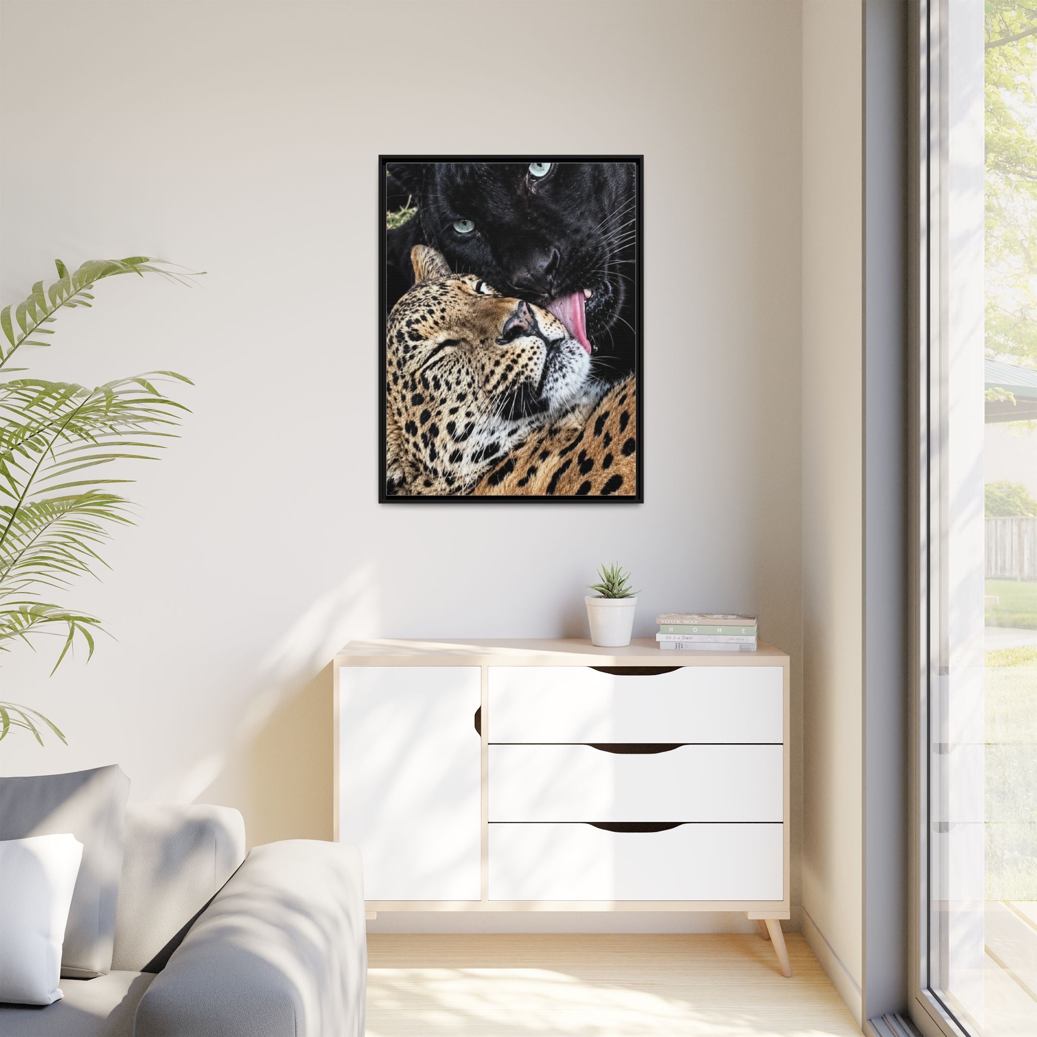 Matte Canvas, Framed (Multi-color)