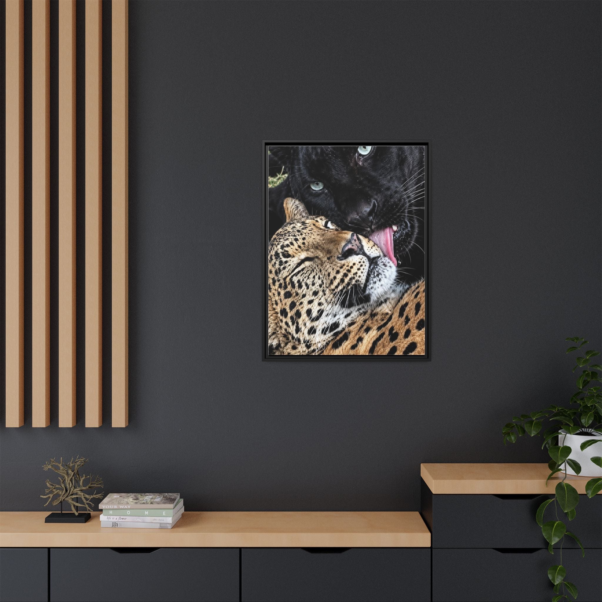 Matte Canvas, Framed (Multi-color)