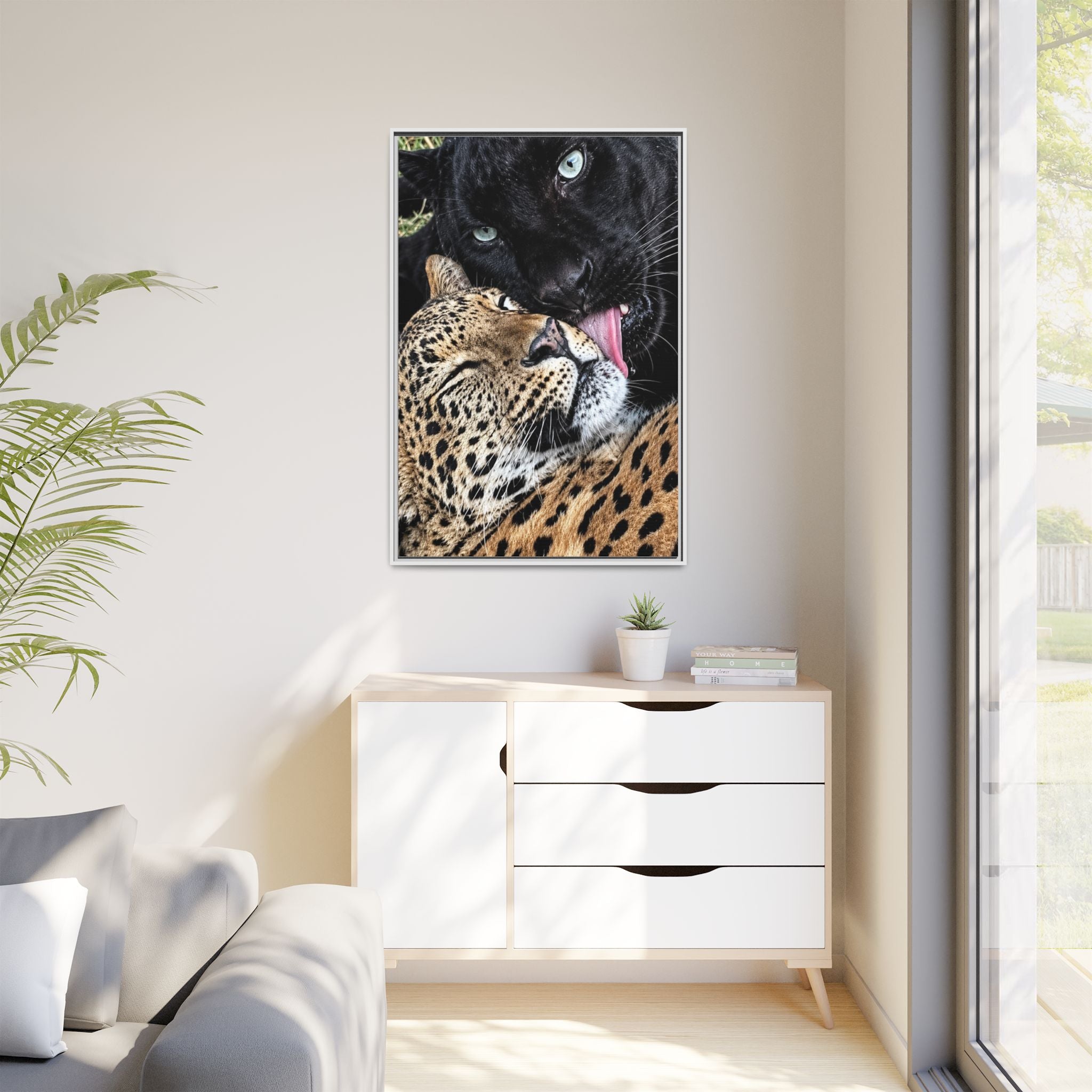 Matte Canvas, Framed (Multi-color)