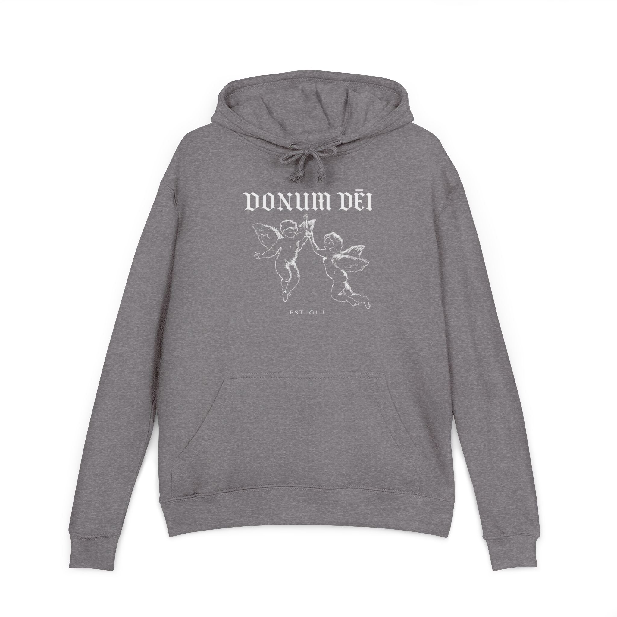 Hoodie — Donum Dei Angel Graphic French Terry Hoodie