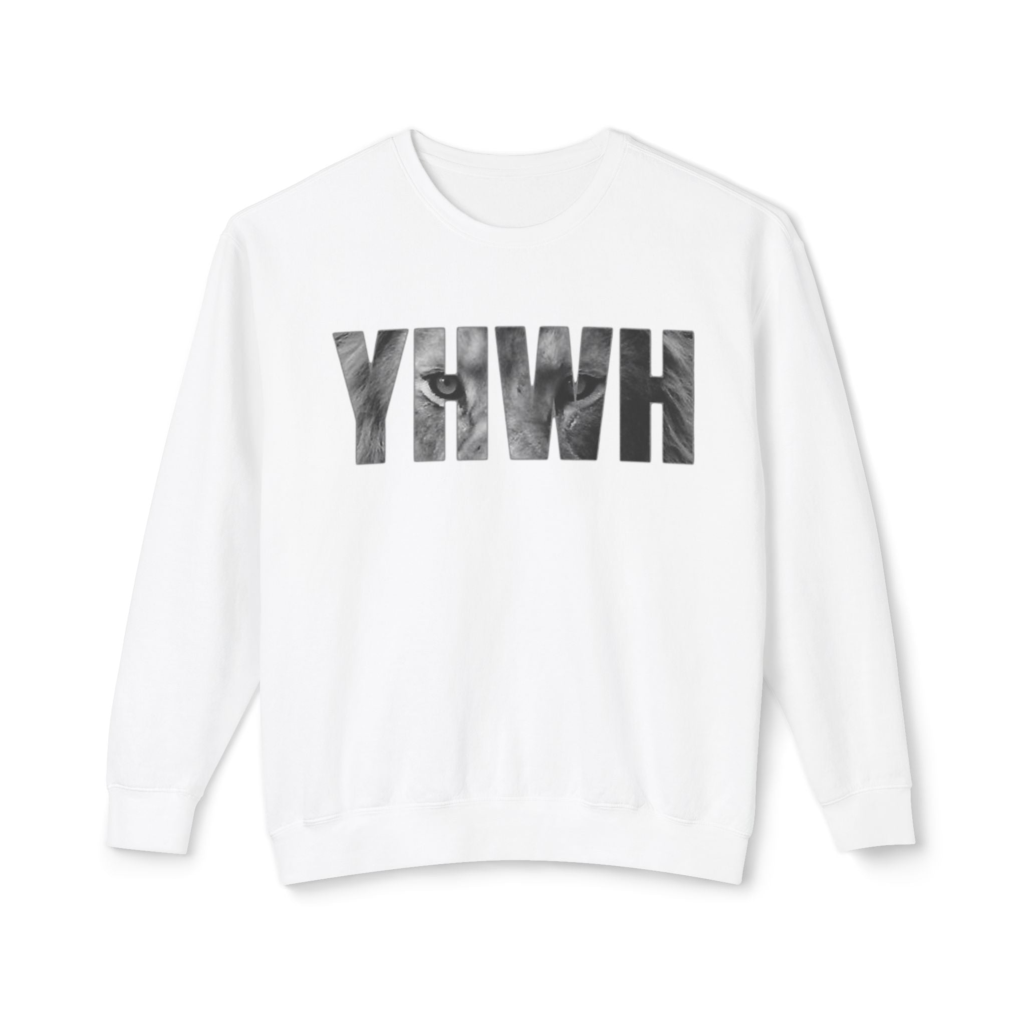 YHWH Crewneck Sweatshirt — Religious Faith Christian Prayer Pullover