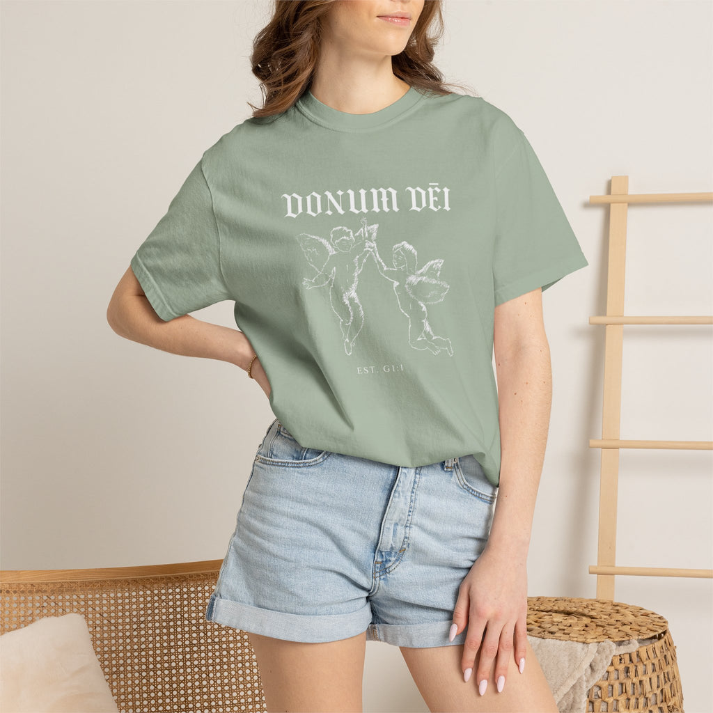 Donum Dei Summer T-Shirt — Religious Latin Faith Tee