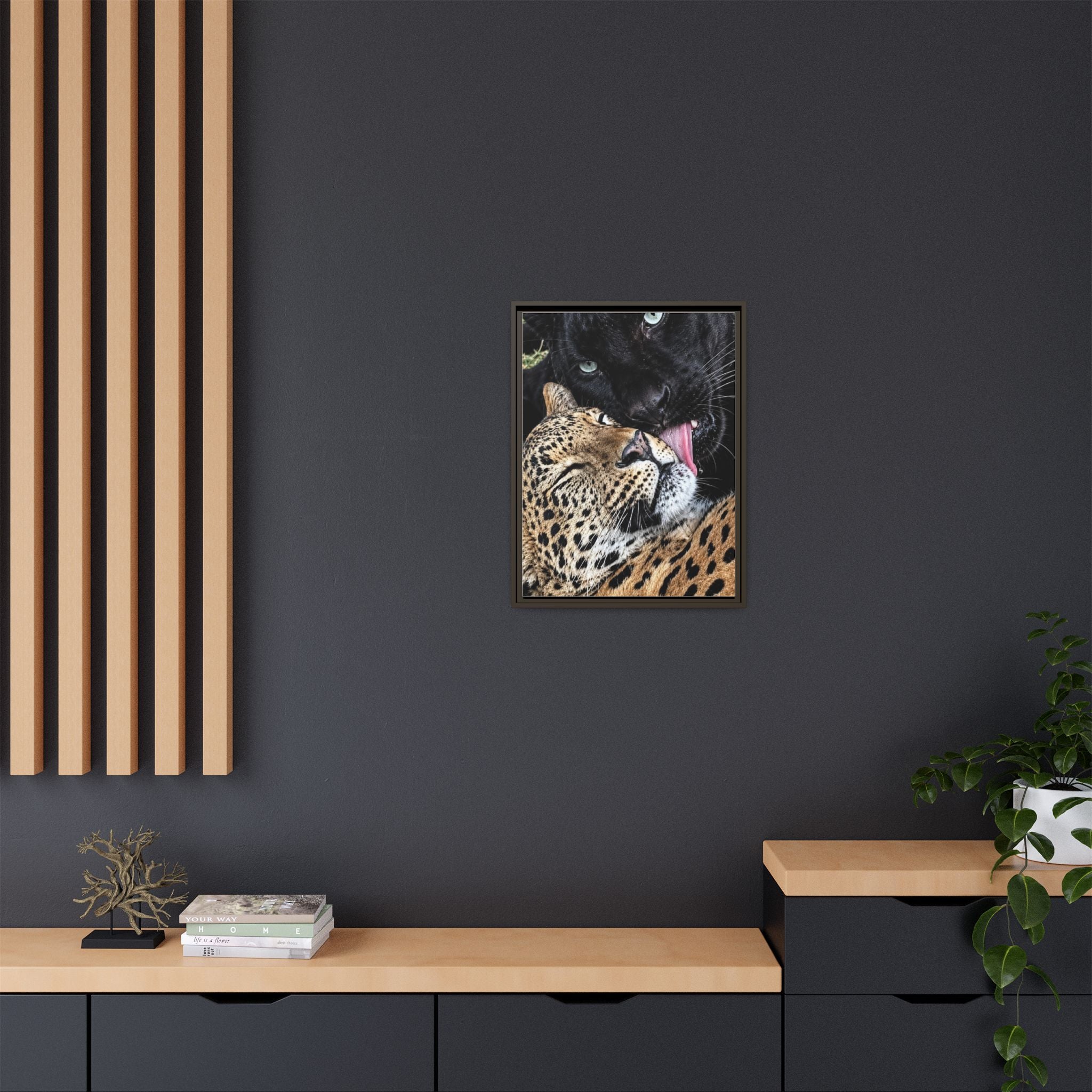 Matte Canvas, Framed (Multi-color)