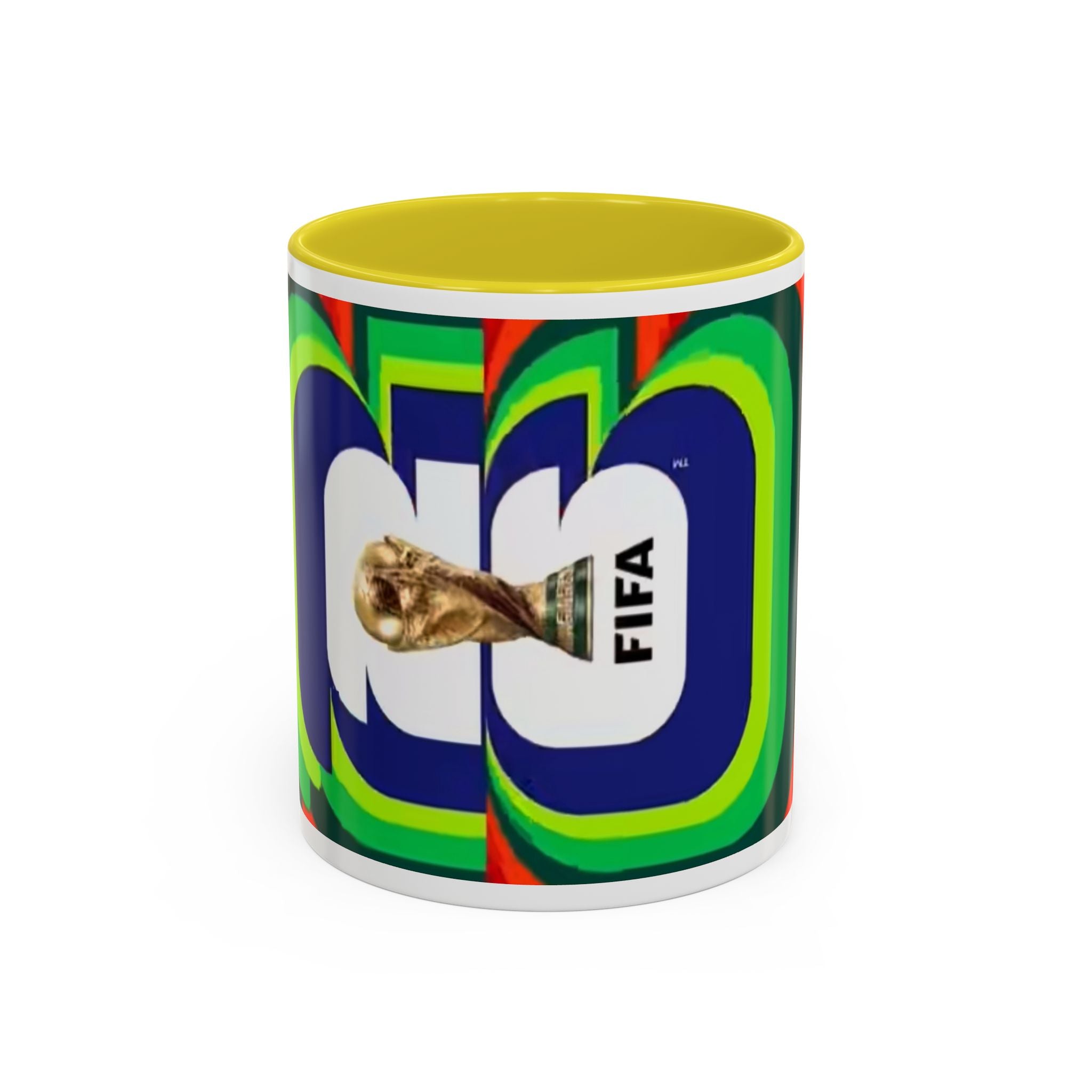 FIFA World Cup Trophy Two-Tone Accent Mug (11oz, 15oz)