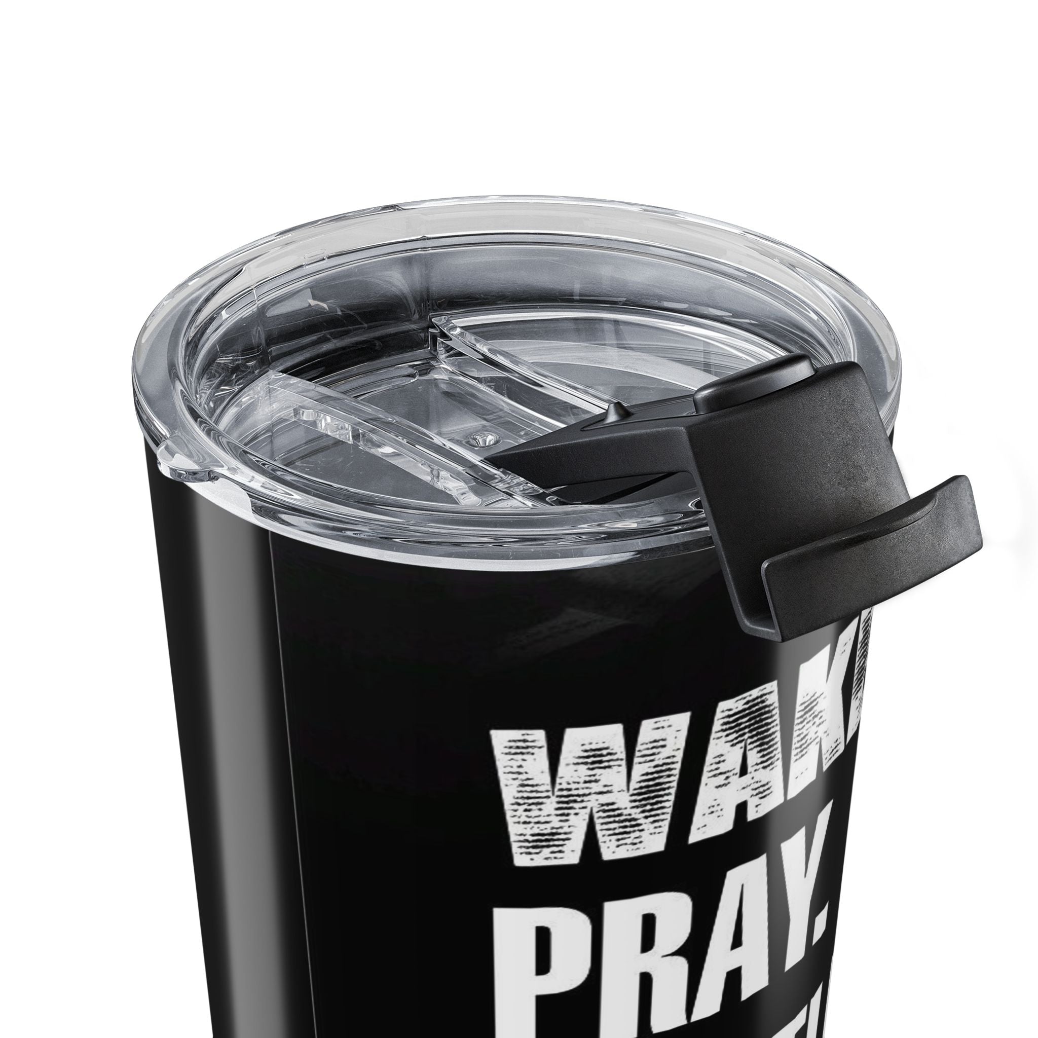 Wake Up Pray Hustle 20oz Tumbler — Inspirational Prayer & Hustle Travel Mug