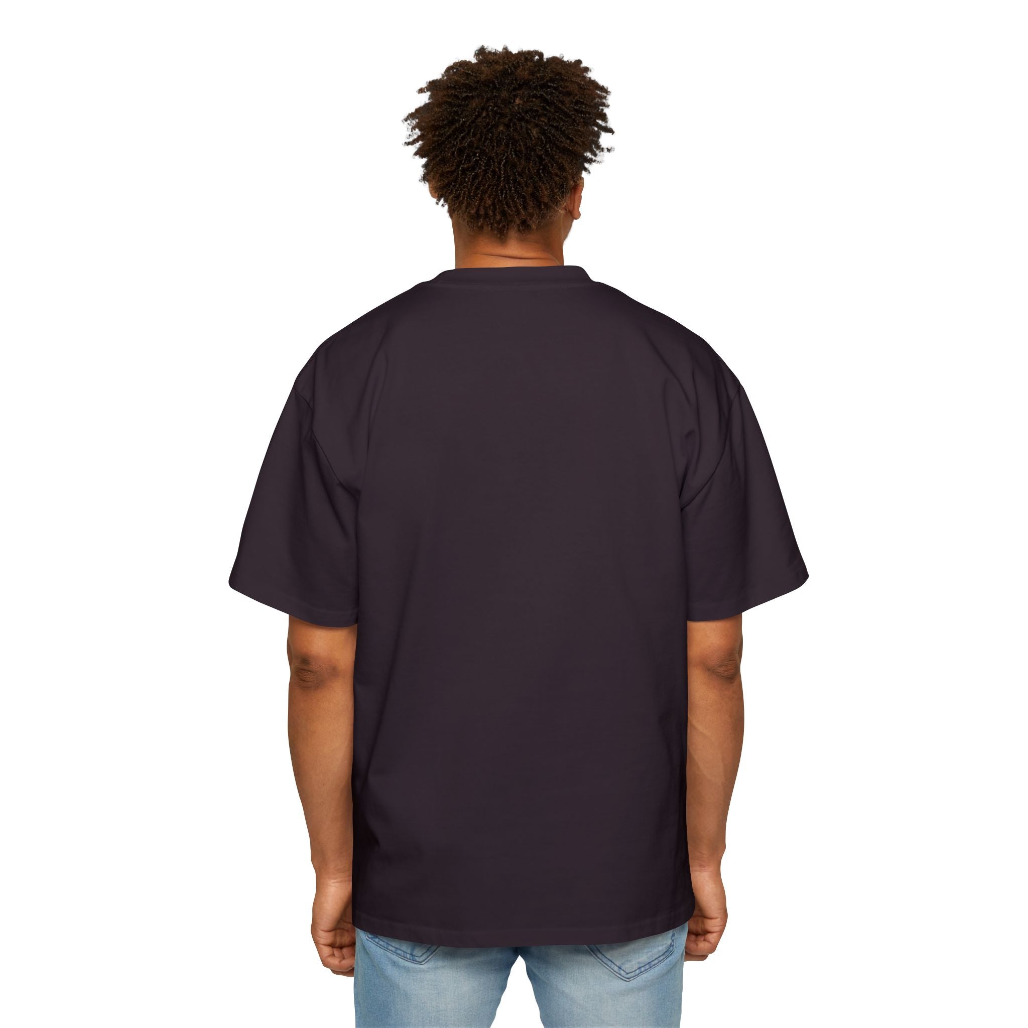 Donum Dei Graphic Tee — Angel Wings Men's Oversized T-Shirt