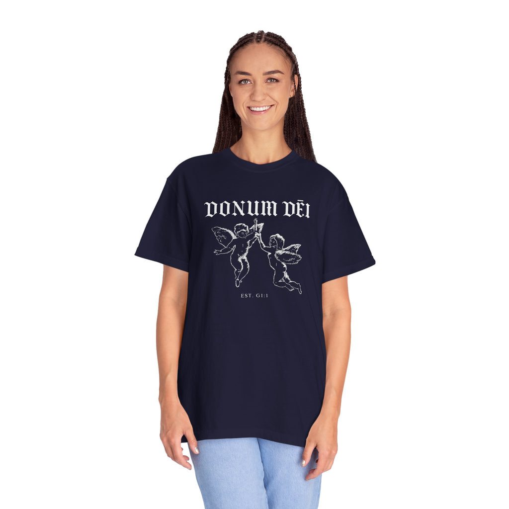 Donum Dei Summer T-Shirt — Religious Latin Faith Tee