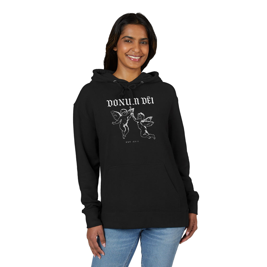 Hoodie — Donum Dei Angel Graphic French Terry Hoodie