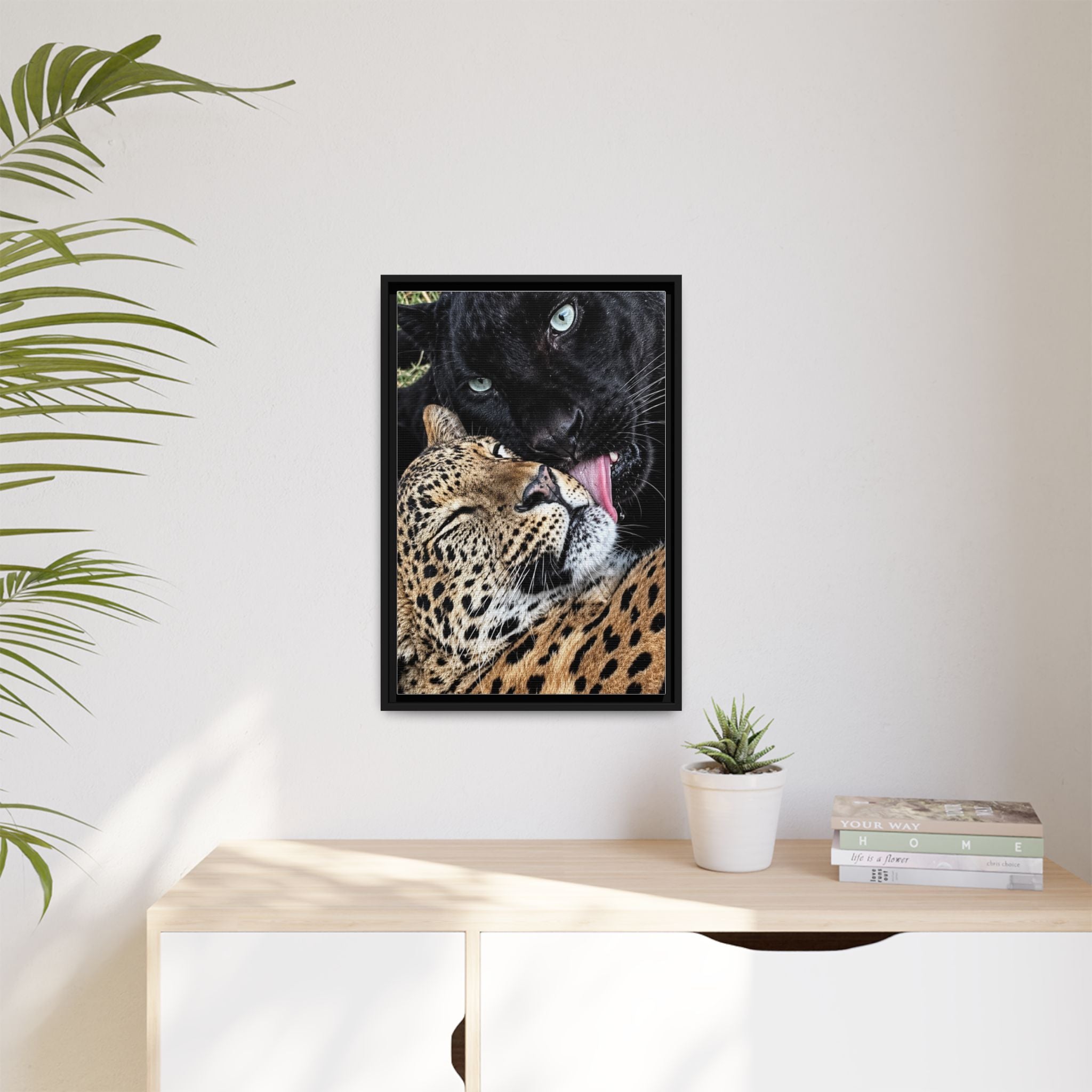 Matte Canvas, Framed (Multi-color)