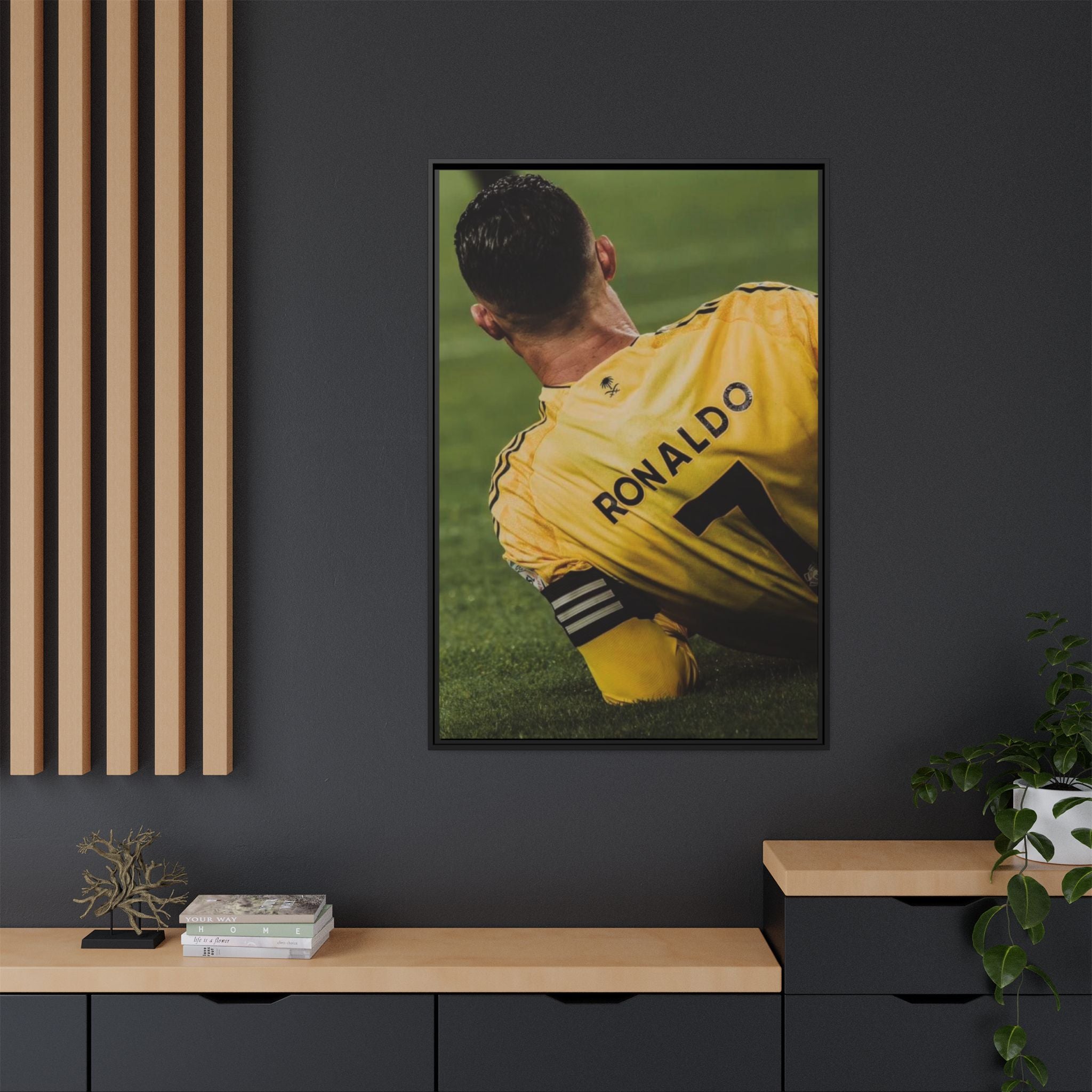 Framed Matte Canvas Poster – DONUM DEI™ | Legacy Greatest No. 7 — Eternal Great ICON