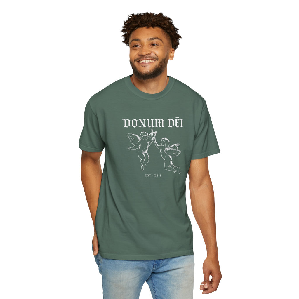 Donum Dei Summer T-Shirt — Religious Latin Faith Tee