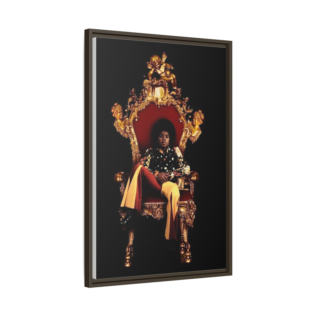 Pop Star Tribute Canvas Art — Matte Framed Wall Decor