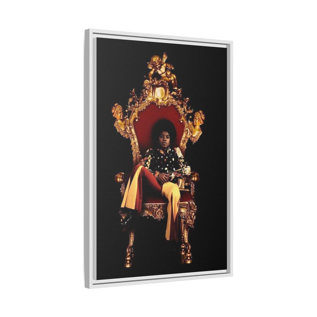 Pop Star Tribute Canvas Art — Matte Framed Wall Decor