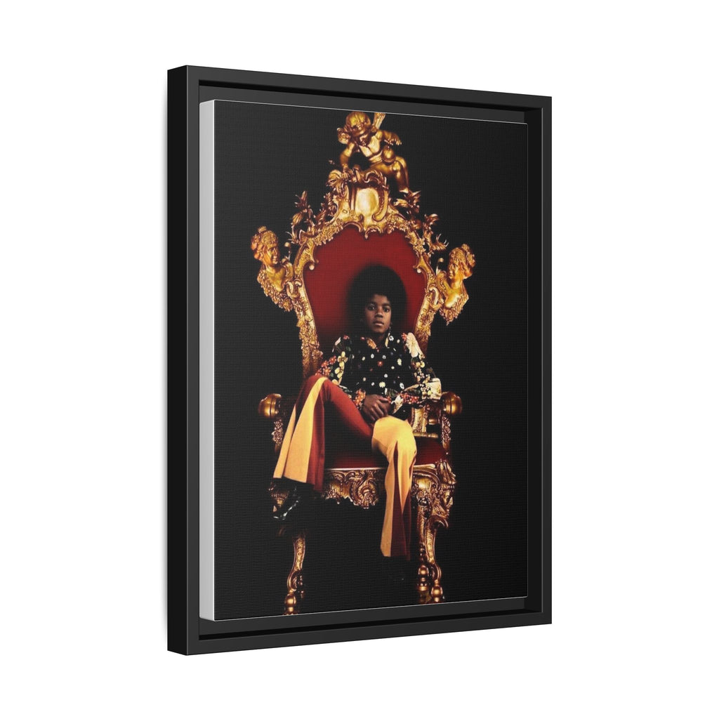 Pop Star Tribute Canvas Art — Matte Framed Wall Decor
