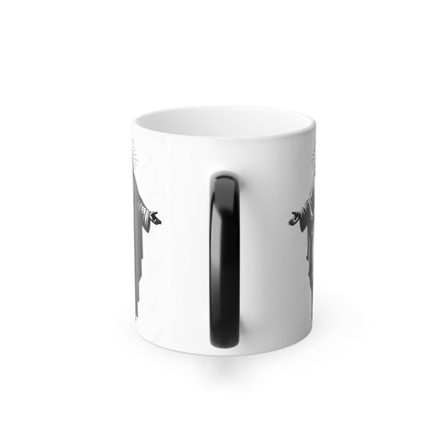 Color-Changing Mug — Mirrored Jesus Design, 11oz