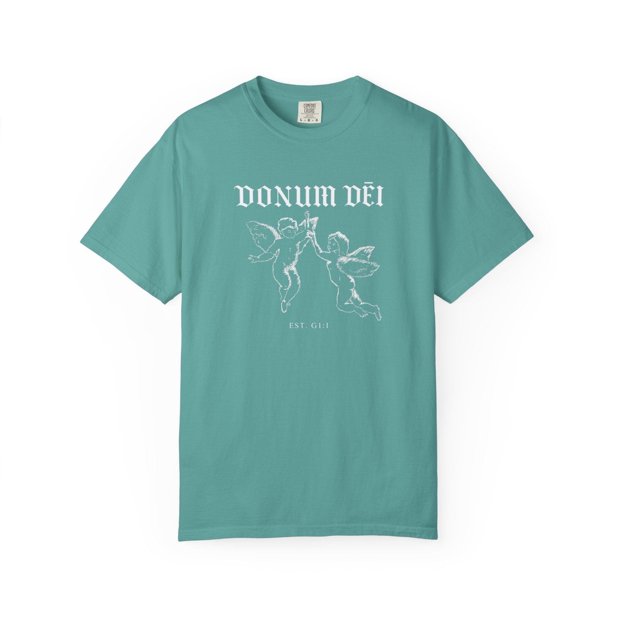 Donum Dei Summer T-Shirt — Religious Latin Faith Tee