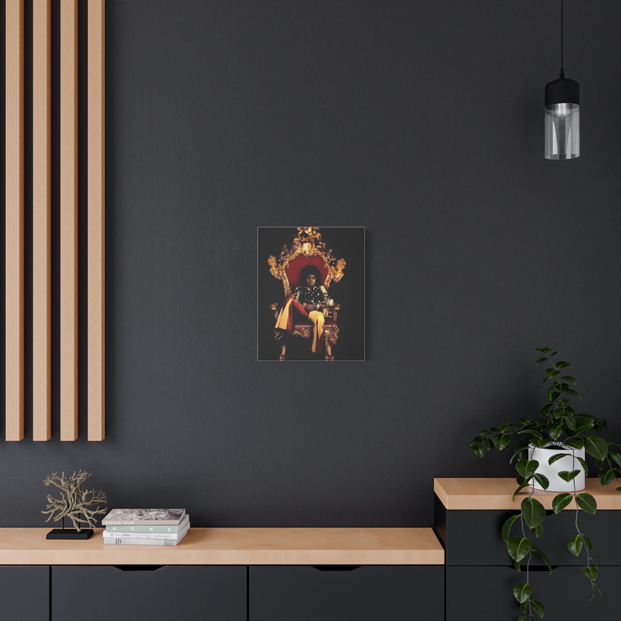 Legacy Portrait Wall Art Canvas — Gifted Pop Icon Tribute