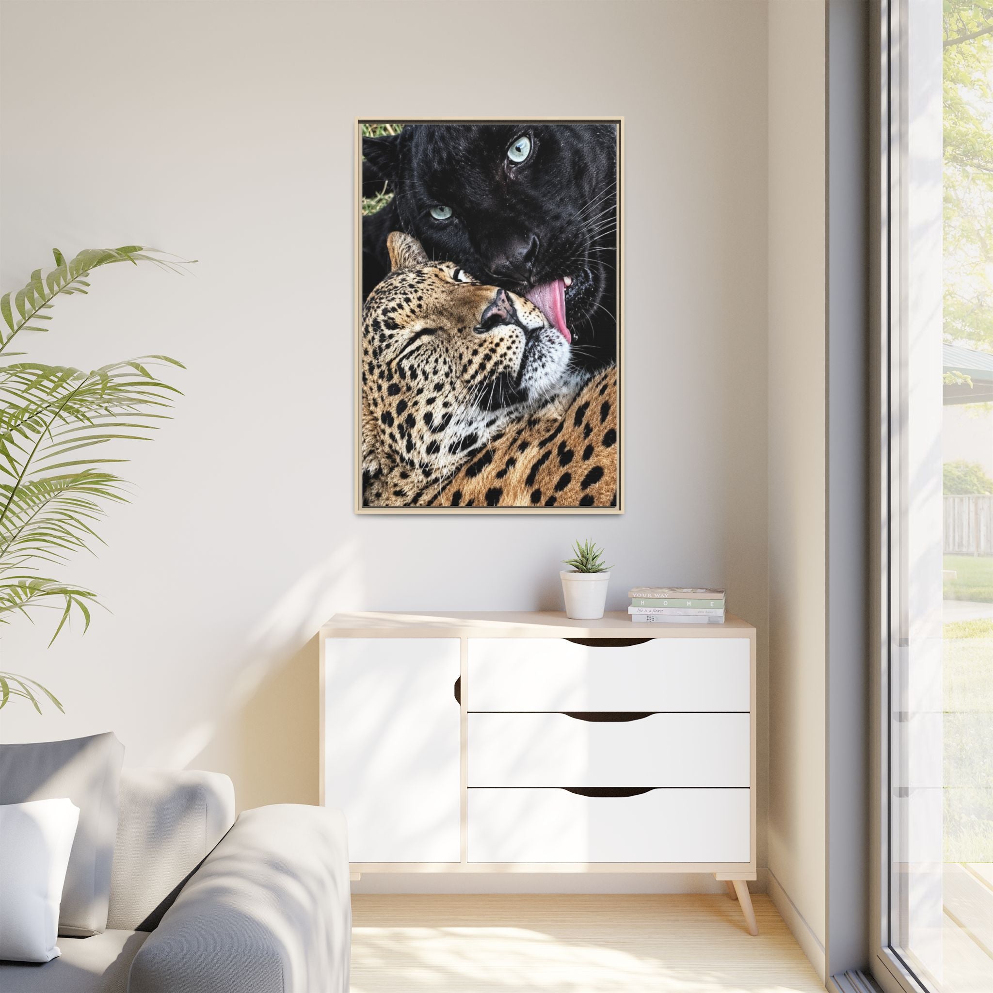Matte Canvas, Framed (Multi-color)