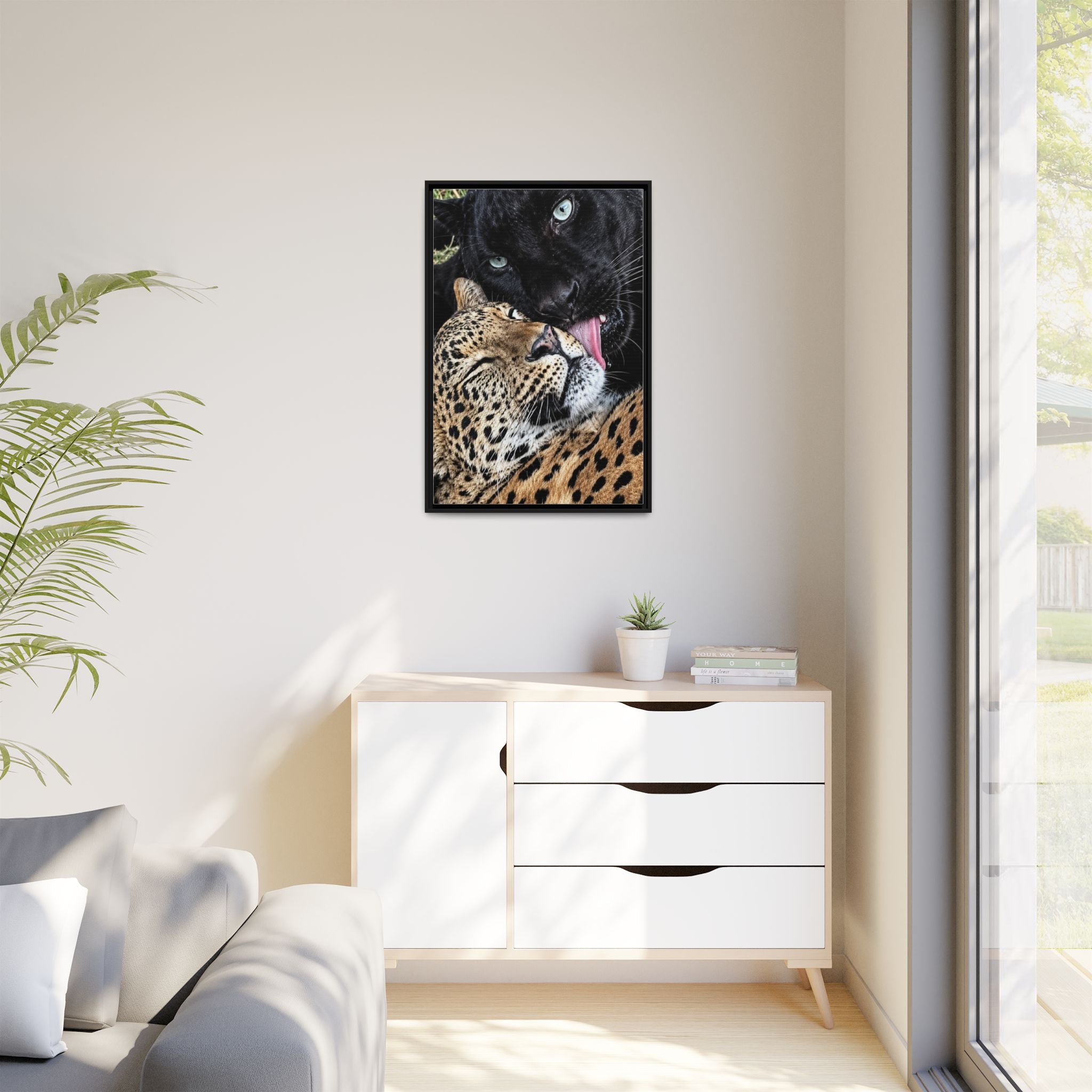 Matte Canvas, Framed (Multi-color)