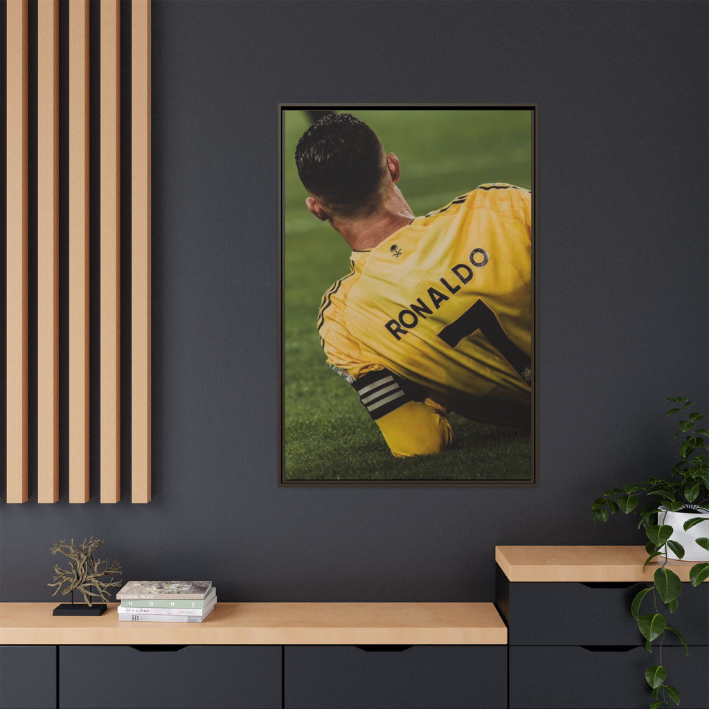 Framed Matte Canvas Poster – DONUM DEI™ | Legacy Greatest No. 7 — Eternal Great ICON