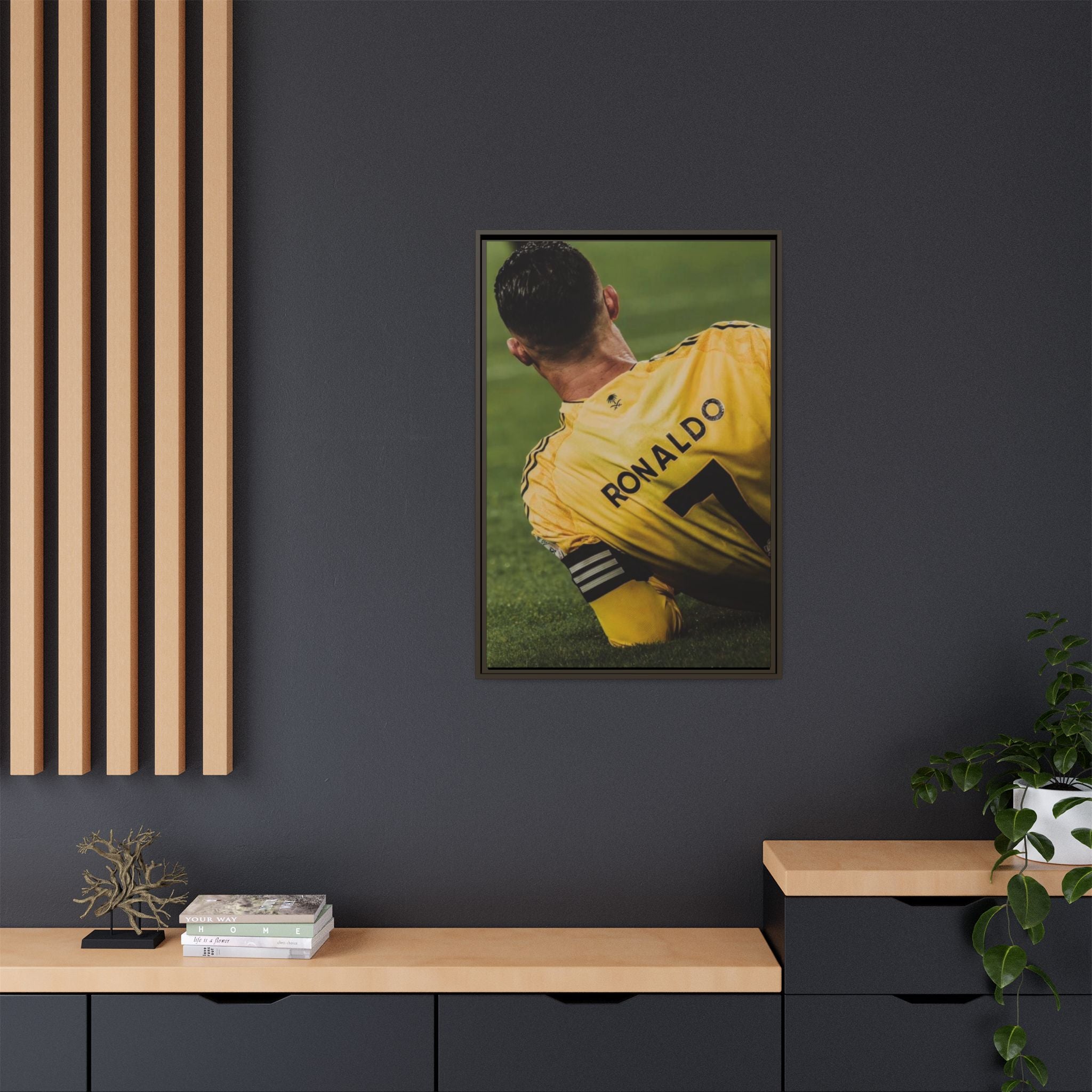 Framed Matte Canvas Poster – DONUM DEI™ | Legacy Greatest No. 7 — Eternal Great ICON