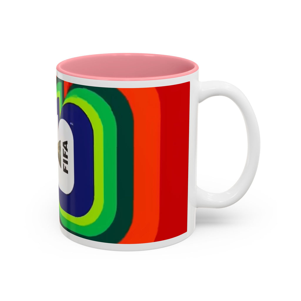 FIFA World Cup Trophy Two-Tone Accent Mug (11oz, 15oz)