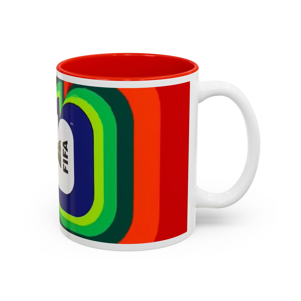FIFA World Cup Trophy Two-Tone Accent Mug (11oz, 15oz)