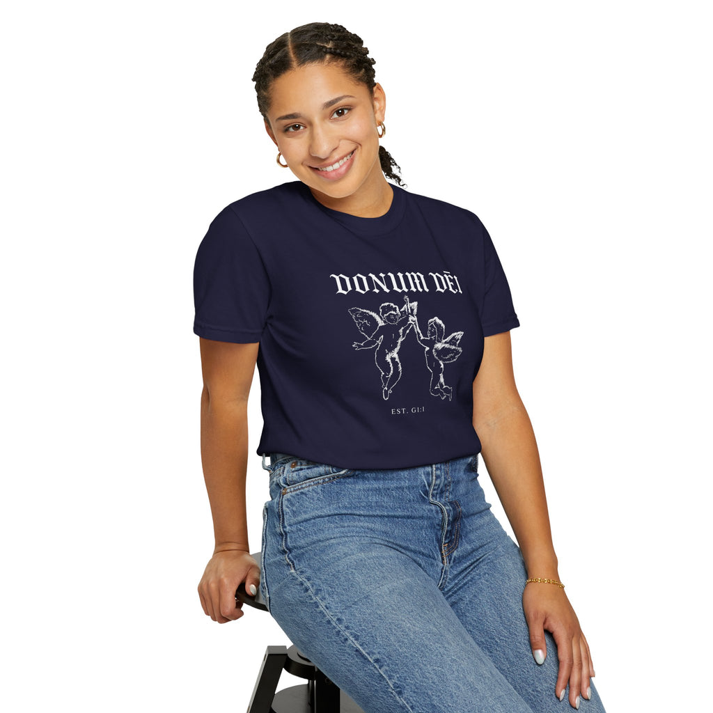 Donum Dei Summer T-Shirt — Religious Latin Faith Tee