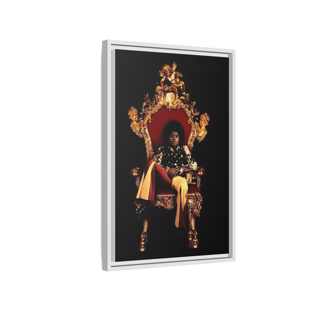 Pop Star Tribute Canvas Art — Matte Framed Wall Decor