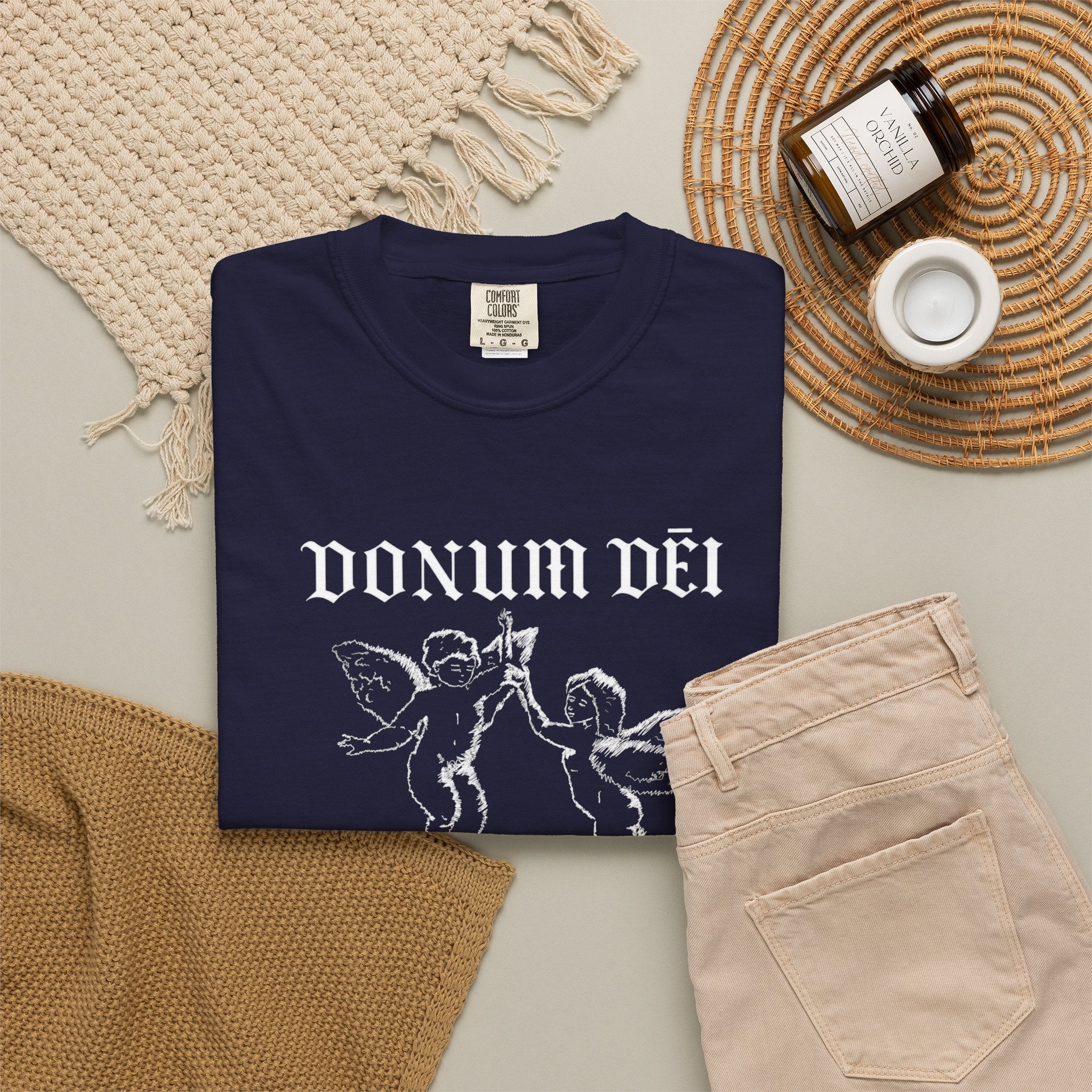 Donum Dei Summer T-Shirt — Religious Latin Faith Tee