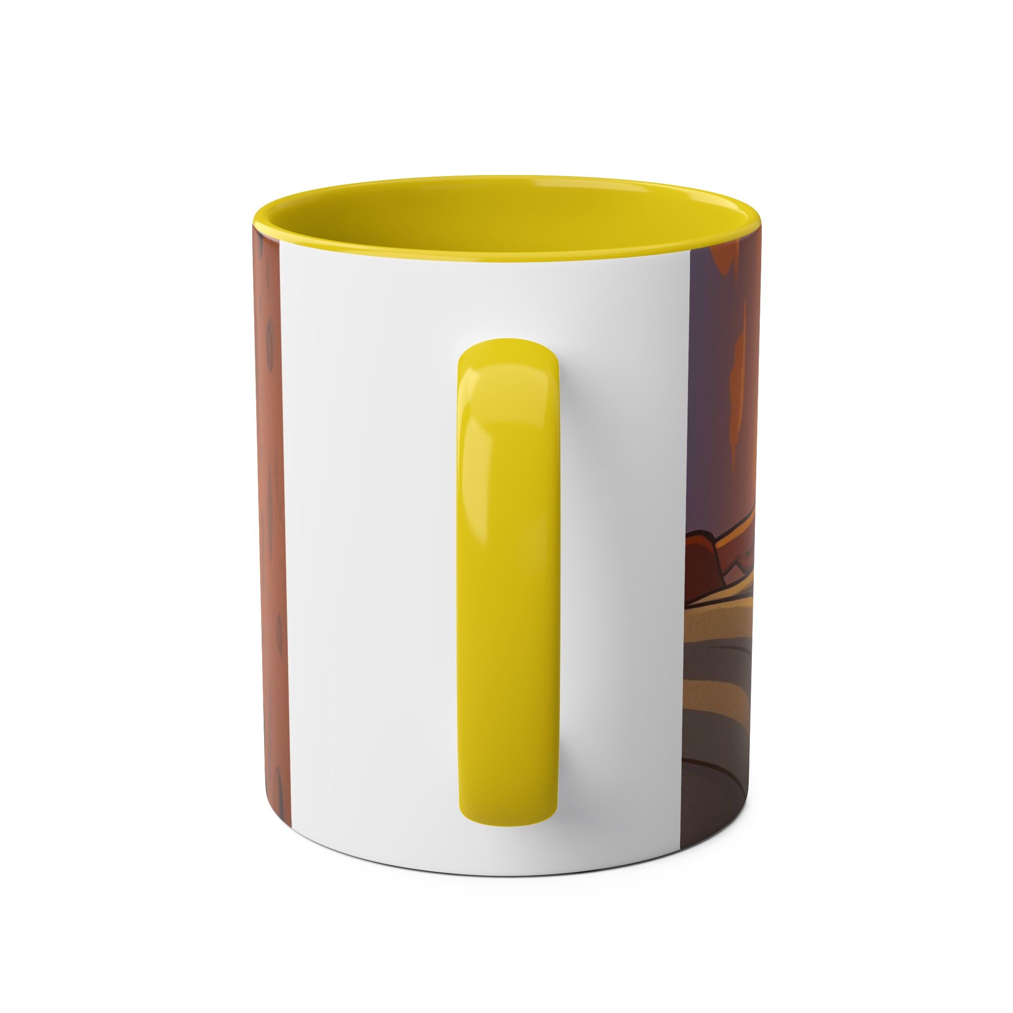 Sunset Shepherd & Sheep 11oz Two-Tone Coffee Mug