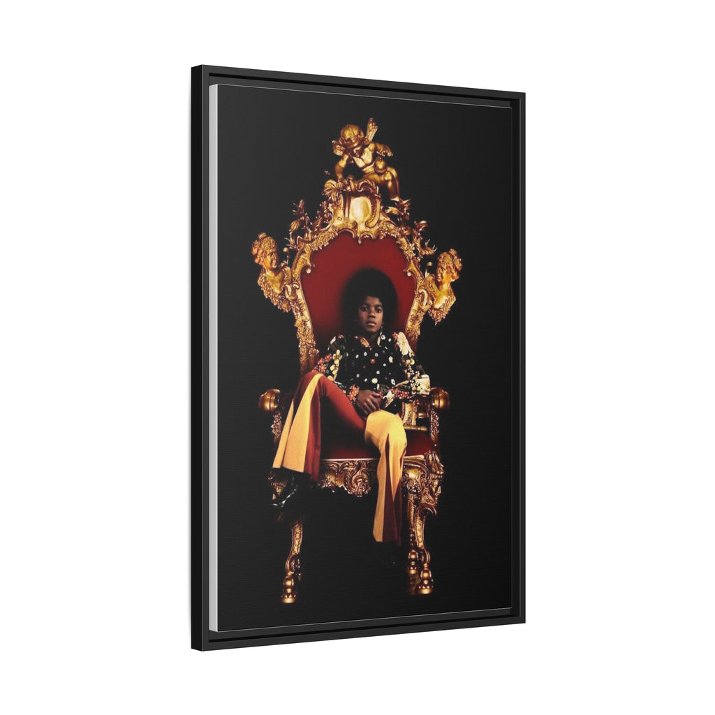 Pop Star Tribute Canvas Art — Matte Framed Wall Decor
