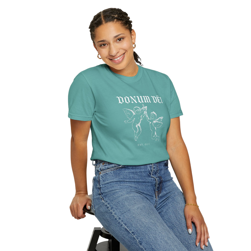 Donum Dei Summer T-Shirt — Religious Latin Faith Tee