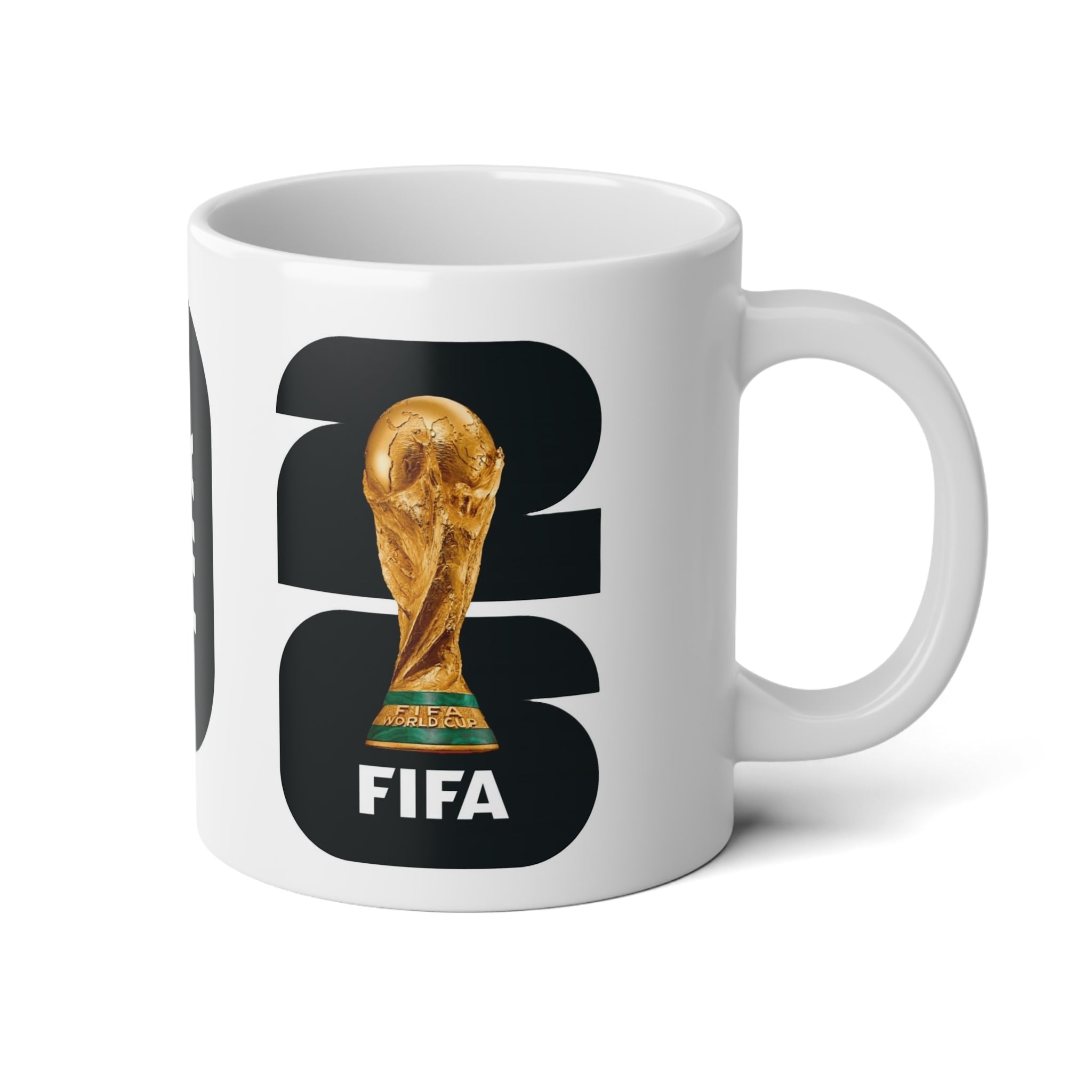 Jumbo Mug — FIFA World Cup Trophy Graphic 20oz Coffee Mug