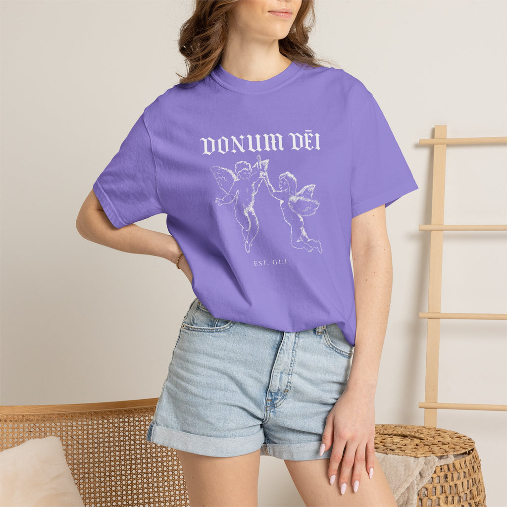 Donum Dei Summer T-Shirt — Religious Latin Faith Tee