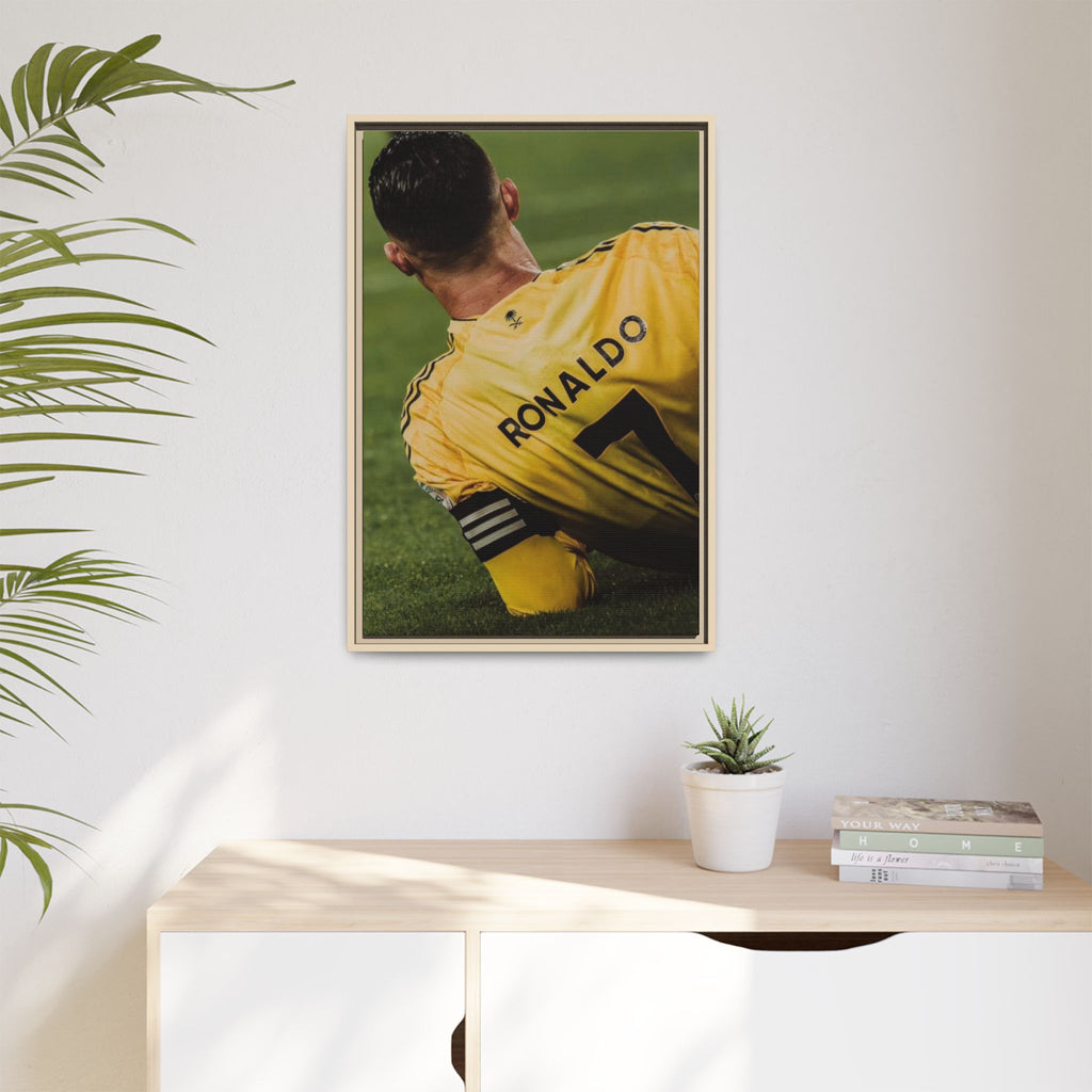 Framed Matte Canvas Poster – DONUM DEI™ | Legacy Greatest No. 7 — Eternal Great ICON