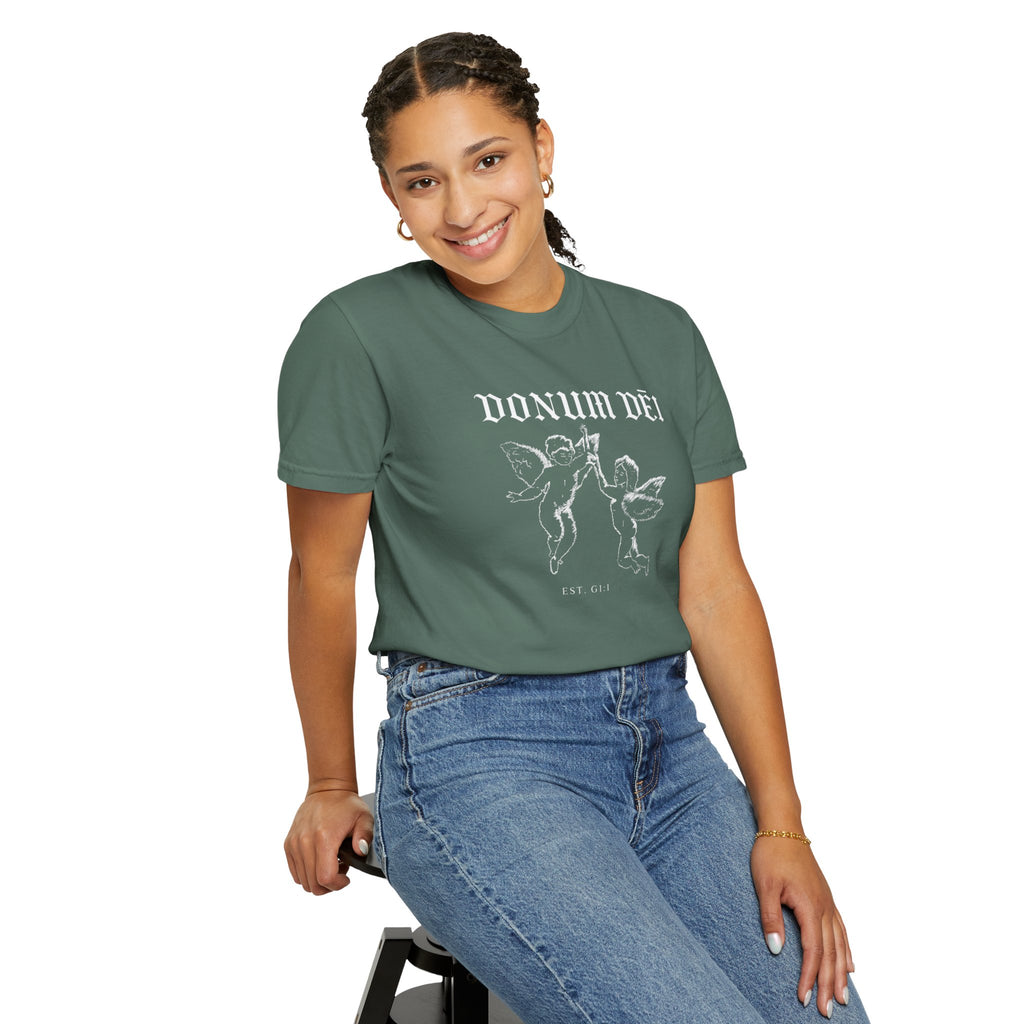 Donum Dei Summer T-Shirt — Religious Latin Faith Tee