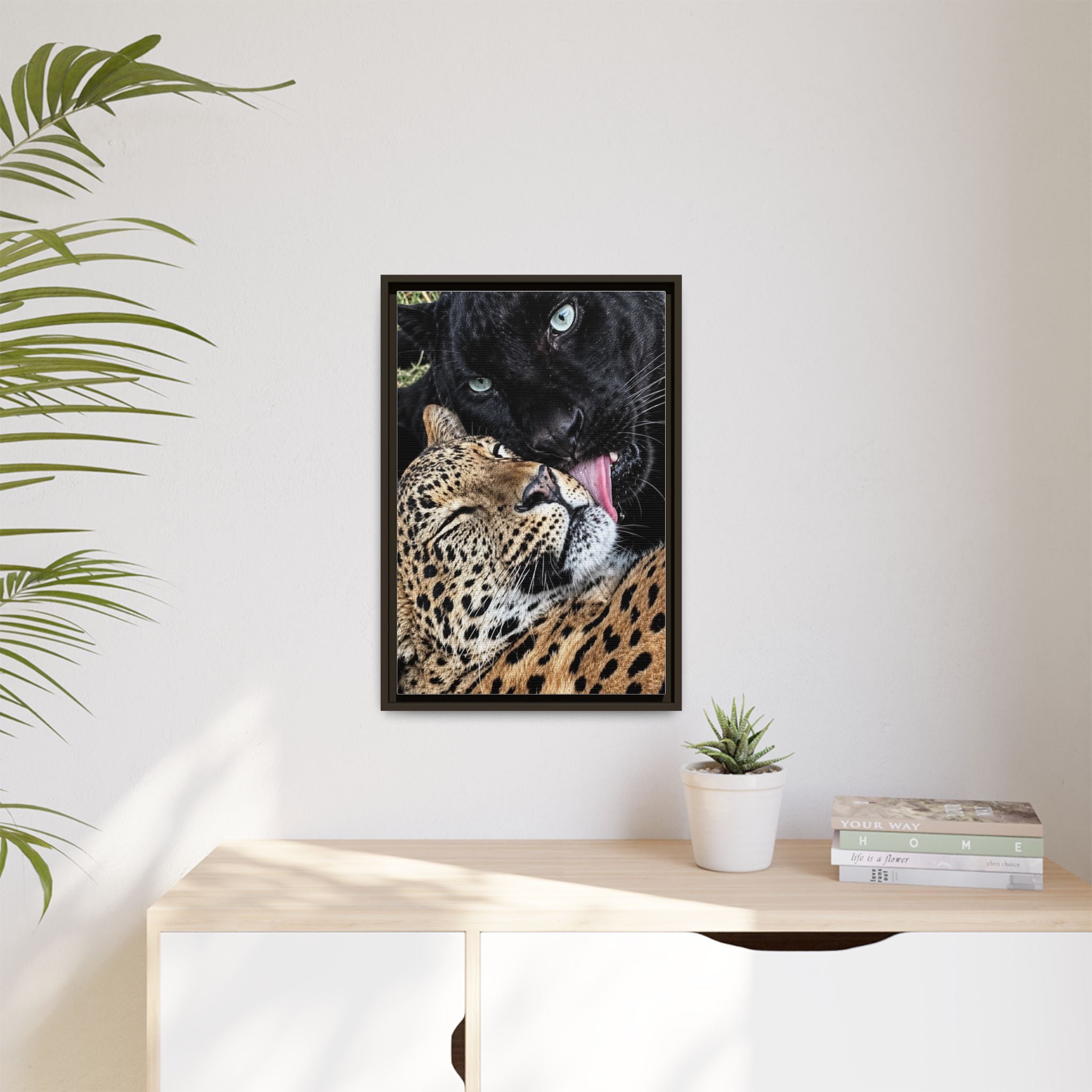 Matte Canvas, Framed (Multi-color)
