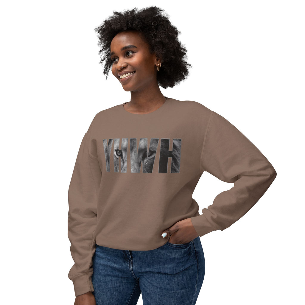 YHWH Crewneck Sweatshirt — Religious Faith Christian Prayer Pullover